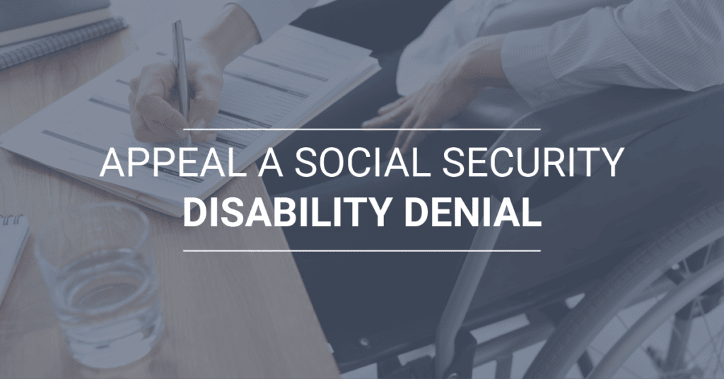 Appeal a Social Security Disability Denial