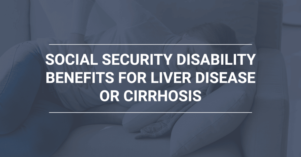 disability for liver disease